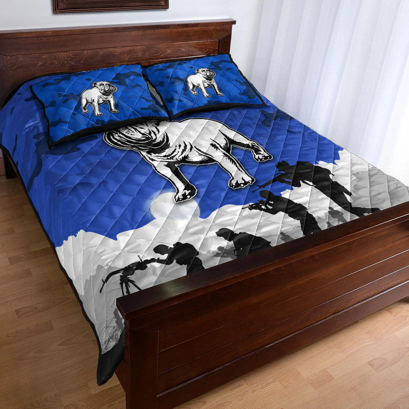 custom-personalised-canterbury-bankstown-bulldogs-anzac-2022-quilt-bed-set-simple-style-blue