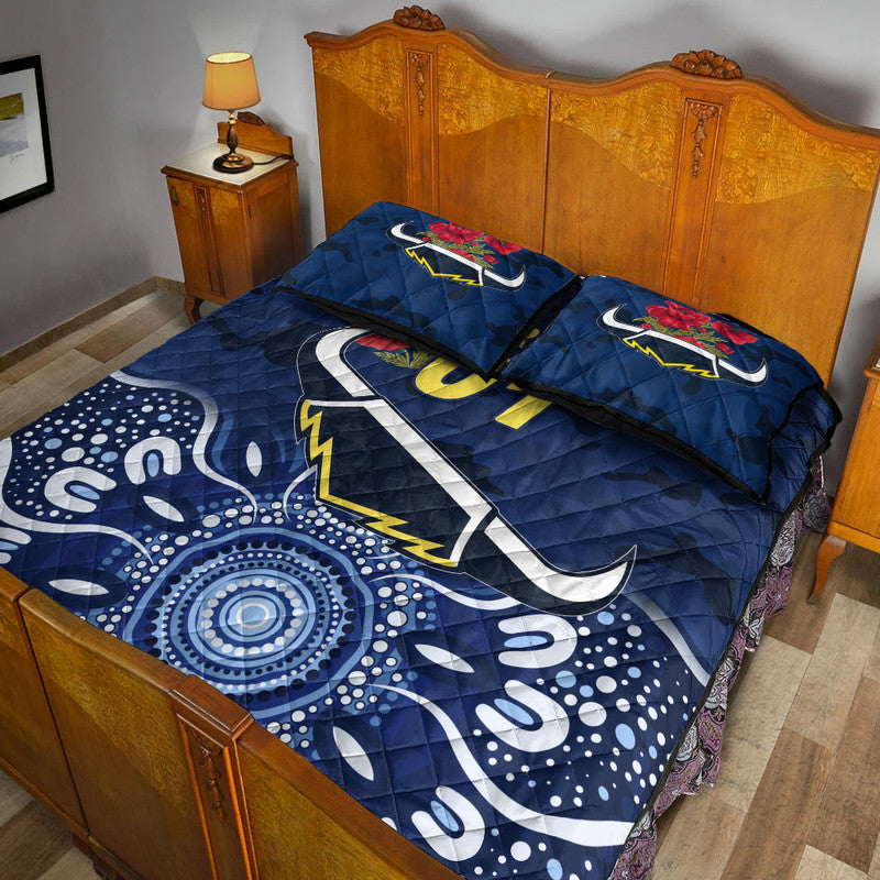 custom-personalised-north-queensland-cowboys-anzac-2022-quilt-bed-set-indigenous-vibes-blue