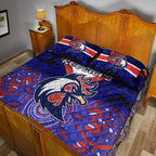sydney-roosters-anzac-2022-quilt-bed-set-indigenous-vibes-blue
