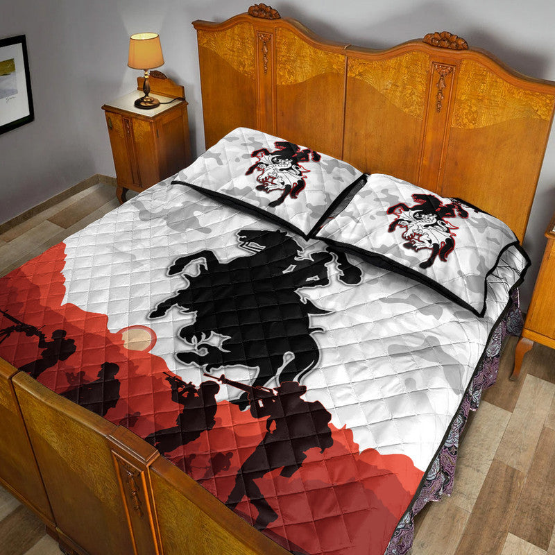 st-george-illawarra-dragons-anzac-2022-quilt-bed-set-simple-style-white