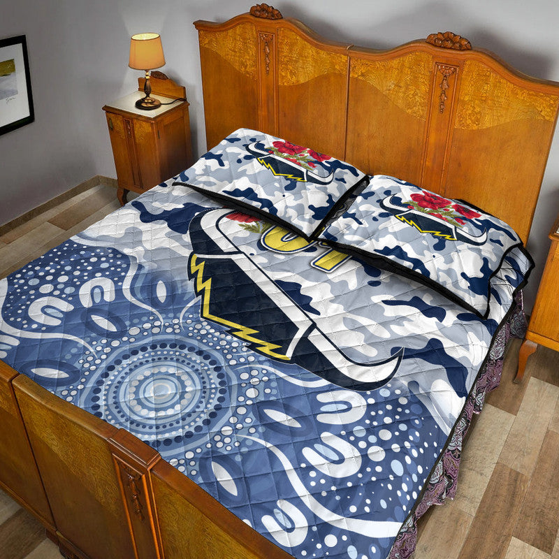 custom-personalised-north-queensland-cowboys-anzac-2022-quilt-bed-set-indigenous-vibes-white