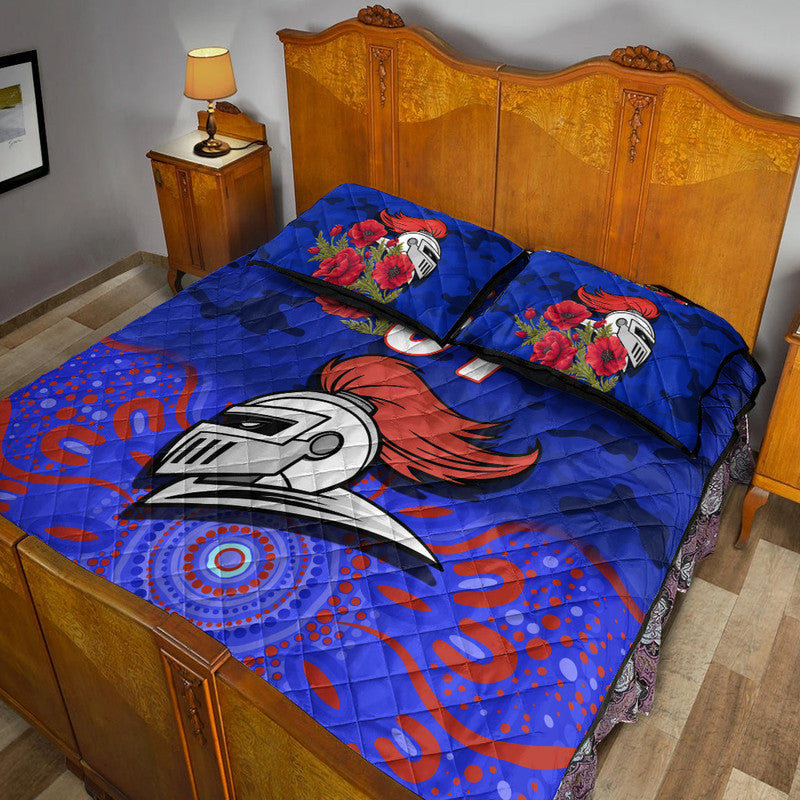 custom-personalised-newcastle-knights-anzac-2022-quilt-bed-set-indigenous-vibes
