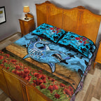 cronulla-sutherland-sharks-anzac-2022-quilt-bed-set-poppy-flowers-vibes
