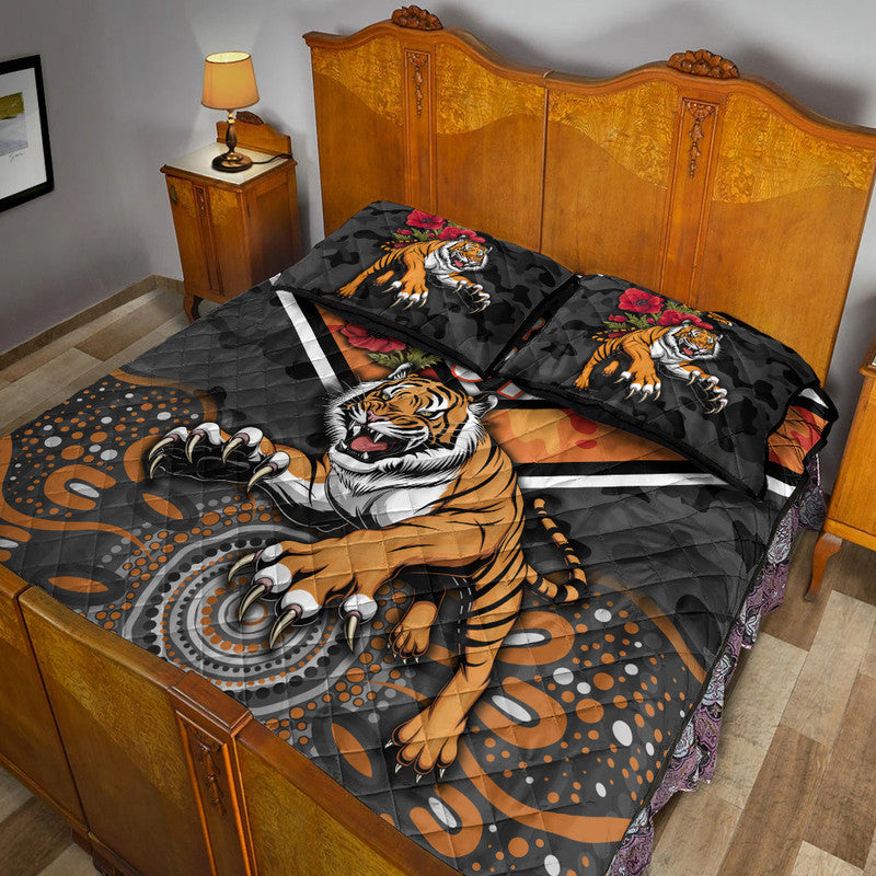 custom-personalised-wests-tigers-anzac-2022-quilt-bed-set-indigenous-vibes