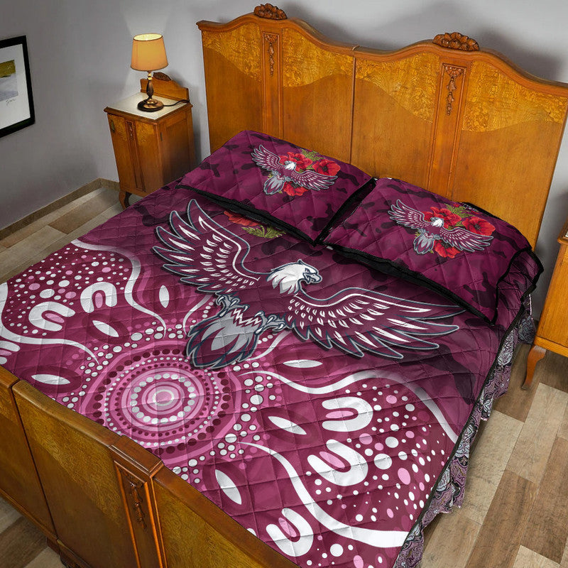 manly-warringah-sea-eagles-anzac-2022-quilt-bed-set-indigenous-vibes