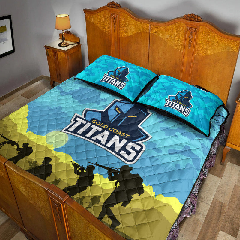 gold-coast-titans-anzac-2022-quilt-bed-set-simple-style