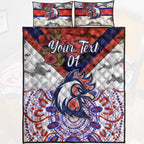 custom-personalised-sydney-roosters-anzac-2022-quilt-bed-set-indigenous-vibes-white