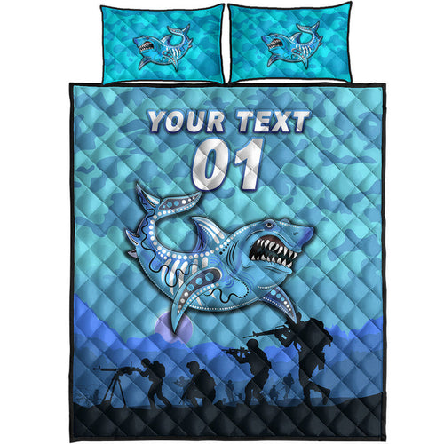 custom-personalised-cronulla-sutherland-sharks-anzac-2022-quilt-bed-set-simple-style-blue