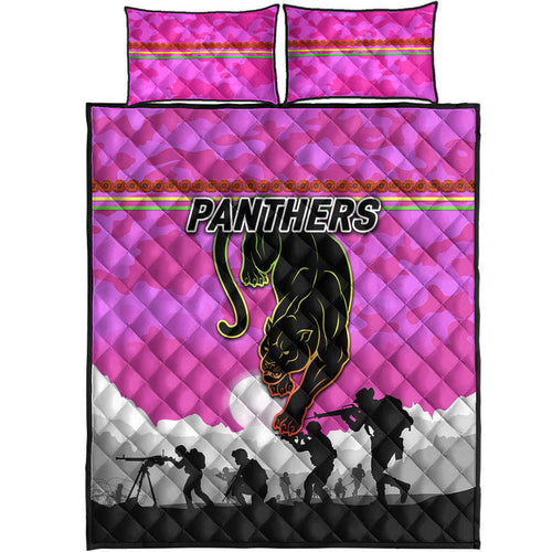 penrith-panthers-anzac-2022-quilt-bed-set-simple-style-pink