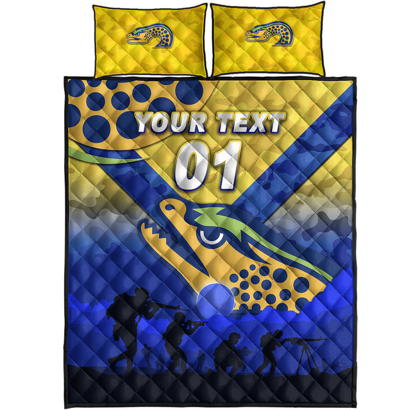 custom-personalised-parramatta-eels-anzac-2022-quilt-bed-set-simple-style-gold