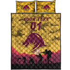 custom-personalised-brisbane-broncos-anzac-2022-quilt-bed-set-simple-style-gold