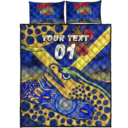 custom-personalised-parramatta-eels-anzac-2022-quilt-bed-set-indigenous-vibes-blue