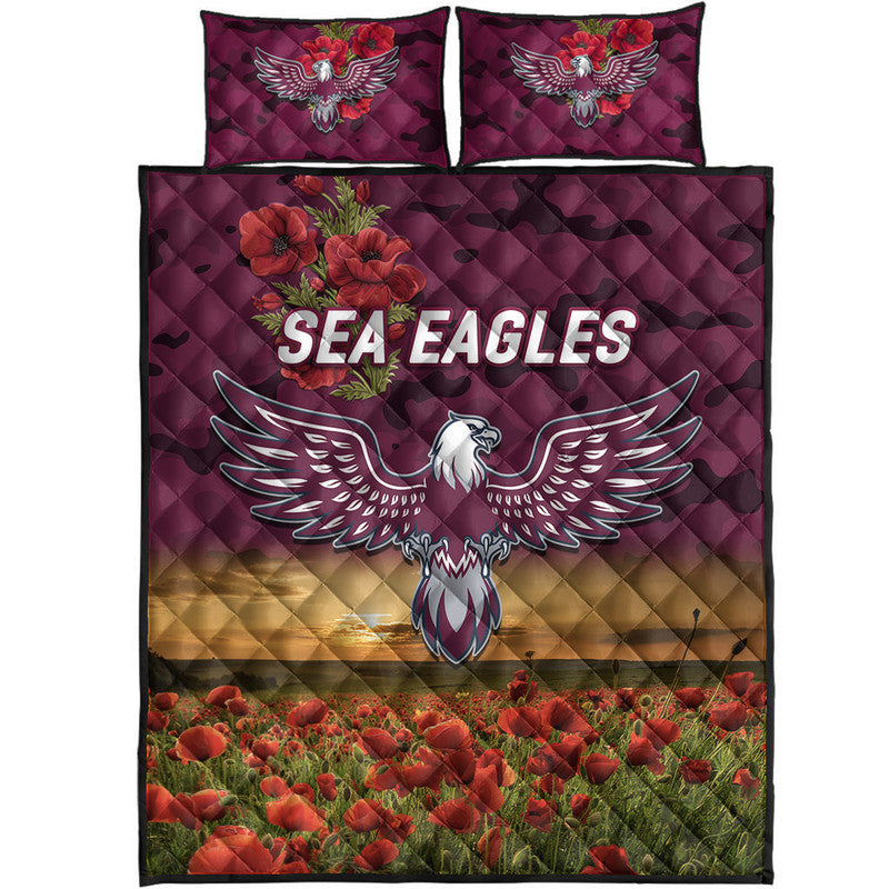 manly-warringah-sea-eagles-anzac-2022-quilt-bed-set-poppy-flowers-vibes
