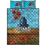 gold-coast-titans-anzac-2022-quilt-bed-set-poppy-flowers-vibes