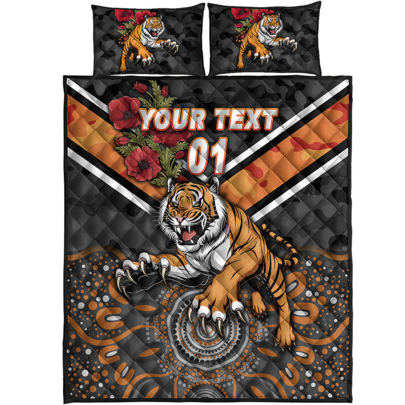 custom-personalised-wests-tigers-anzac-2022-quilt-bed-set-indigenous-vibes
