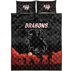 st-george-illawarra-dragons-anzac-2022-quilt-bed-set-simple-style-black