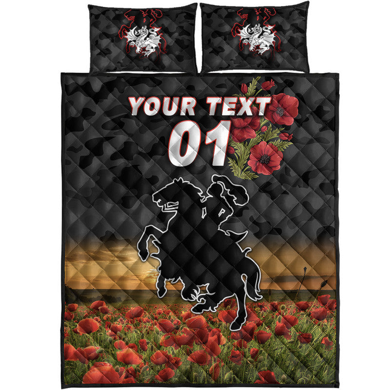 custom-personalised-st-george-illawarra-dragons-anzac-2022-quilt-bed-set-poppy-flowers-vibes-black