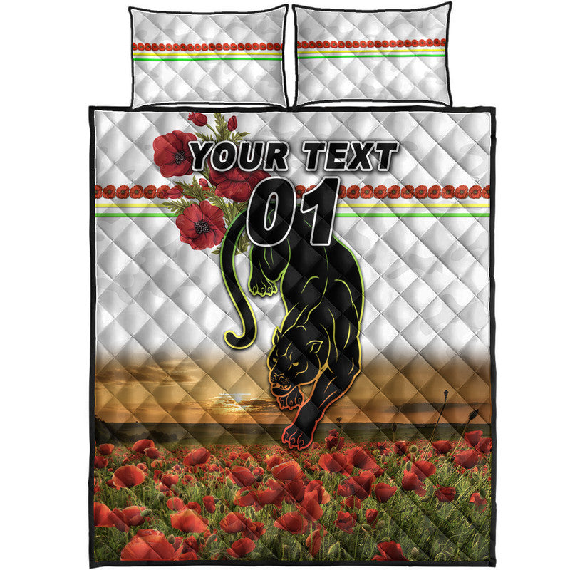 custom-personalised-penrith-panthers-anzac-2022-quilt-bed-set-poppy-flowers-vibes-white