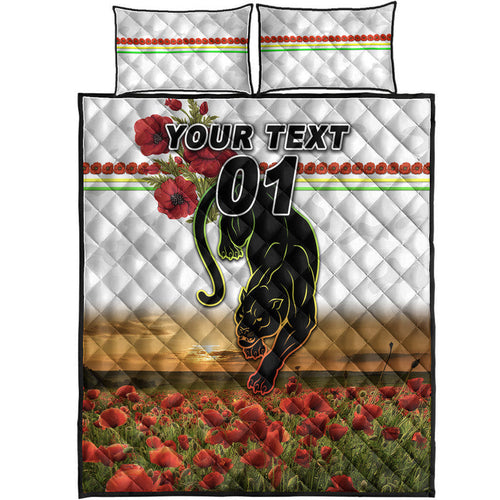 custom-personalised-penrith-panthers-anzac-2022-quilt-bed-set-poppy-flowers-vibes-white