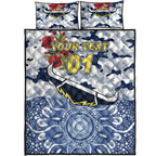 custom-personalised-north-queensland-cowboys-anzac-2022-quilt-bed-set-indigenous-vibes-white