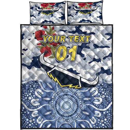 custom-personalised-north-queensland-cowboys-anzac-2022-quilt-bed-set-indigenous-vibes-white