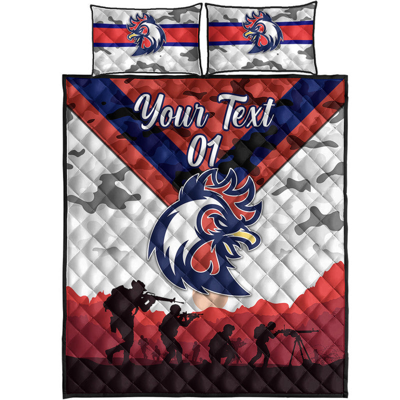 custom-personalised-sydney-roosters-anzac-2022-quilt-bed-set-simple-style-white