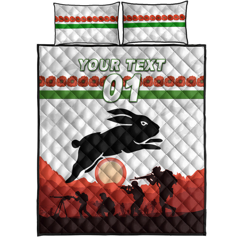 custom-personalised-south-sydney-rabbitohs-anzac-2022-quilt-bed-set-simple-style-white