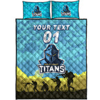 custom-personalised-gold-coast-titans-anzac-2022-quilt-bed-set-simple-style