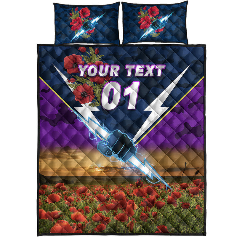 custom-personalised-melbourne-storm-anzac-2022-quilt-bed-set-poppy-flowers-vibes