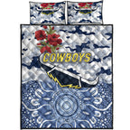 north-queensland-cowboys-anzac-2022-quilt-bed-set-indigenous-vibes-white