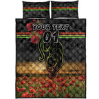 custom-personalised-penrith-panthers-anzac-2022-quilt-bed-set-poppy-flowers-vibes-black