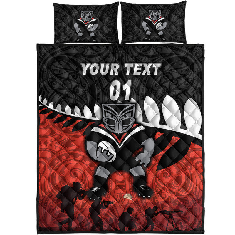 custom-personalised-new-zealand-warriors-anzac-2022-quilt-bed-set-maori-simple-style