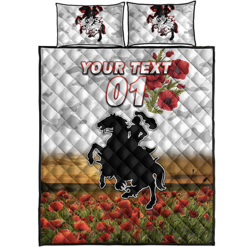 custom-personalised-st-george-illawarra-dragons-anzac-2022-quilt-bed-set-poppy-flowers-vibes-white