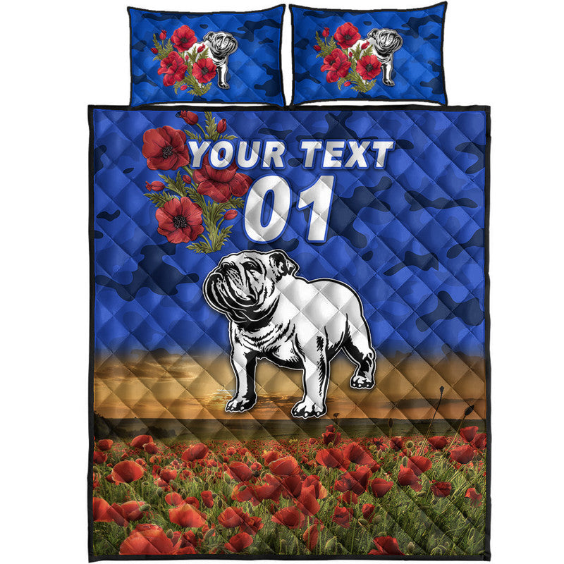 custom-personalised-canterbury-bankstown-bulldogs-anzac-2022-quilt-bed-set-poppy-flowers-vibes-blue