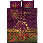 custom-personalised-brisbane-broncos-anzac-2022-quilt-bed-set-poppy-flowers-vibes