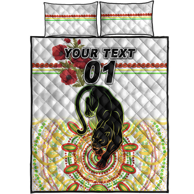 custom-personalised-penrith-panthers-anzac-2022-quilt-bed-set-indigenous-vibes-white