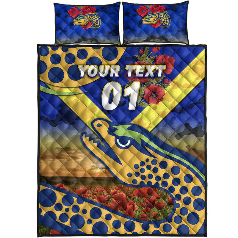 custom-personalised-parramatta-eels-anzac-2022-quilt-bed-set-poppy-flowers-vibes-blue
