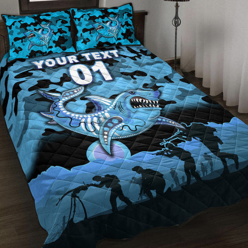custom-personalised-cronulla-sutherland-sharks-anzac-2022-quilt-bed-set-simple-style-black