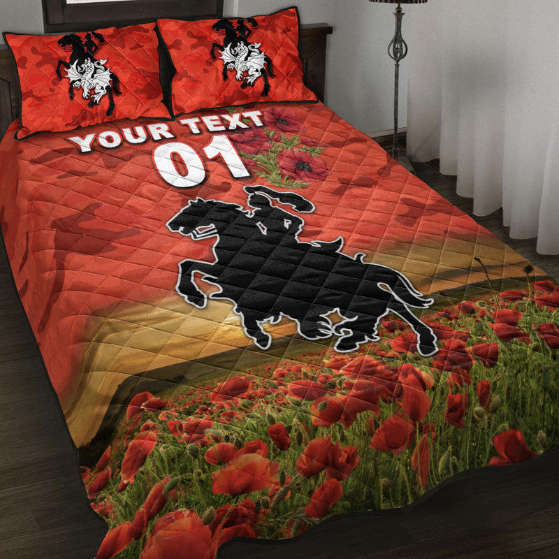 custom-personalised-st-george-illawarra-dragons-anzac-2022-quilt-bed-set-poppy-flowers-vibes-red