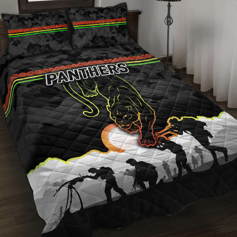 penrith-panthers-anzac-2022-quilt-bed-set-simple-style-black