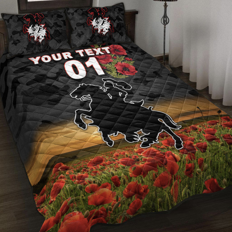 custom-personalised-st-george-illawarra-dragons-anzac-2022-quilt-bed-set-poppy-flowers-vibes-black