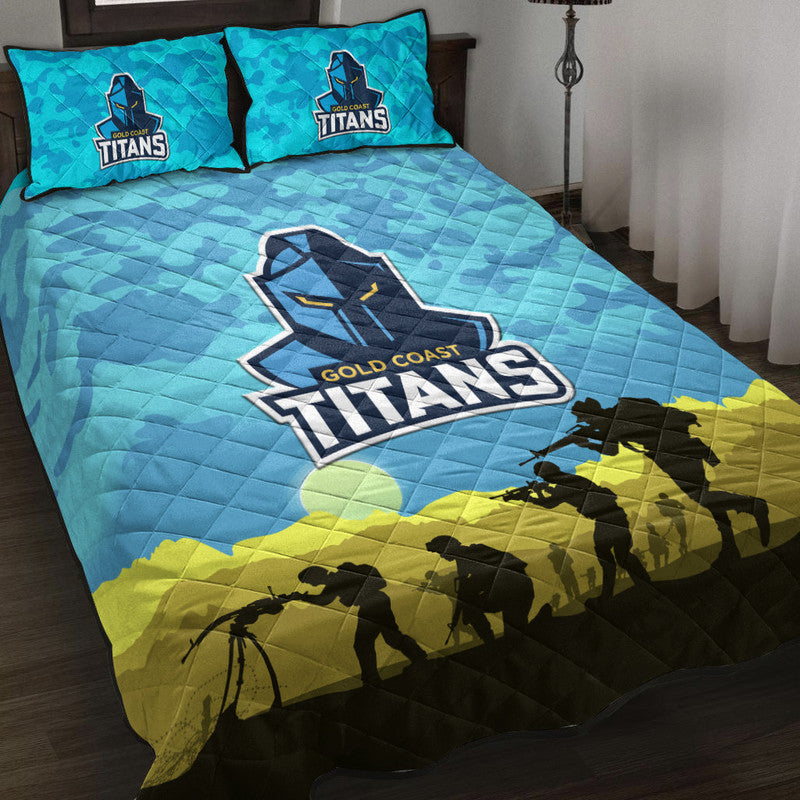 gold-coast-titans-anzac-2022-quilt-bed-set-simple-style