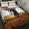 penrith-panthers-anzac-2022-quilt-bed-set-poppy-flowers-vibes-white