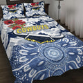 north-queensland-cowboys-anzac-2022-quilt-bed-set-indigenous-vibes-white