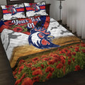 custom-personalised-sydney-roosters-anzac-2022-quilt-bed-set-poppy-flowers-vibes-white