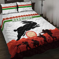 south-sydney-rabbitohs-anzac-2022-quilt-bed-set-simple-style-white