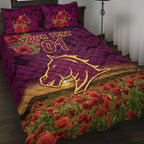 custom-personalised-brisbane-broncos-anzac-2022-quilt-bed-set-poppy-flowers-vibes