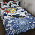 custom-personalised-north-queensland-cowboys-anzac-2022-quilt-bed-set-indigenous-vibes-white