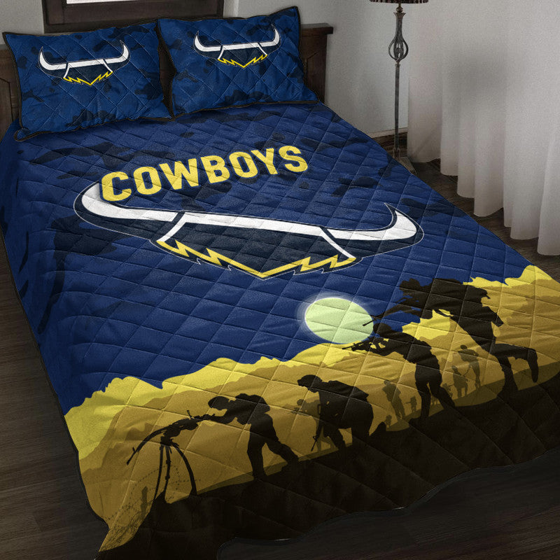 north-queensland-cowboys-anzac-2022-quilt-bed-set-simple-style-blue