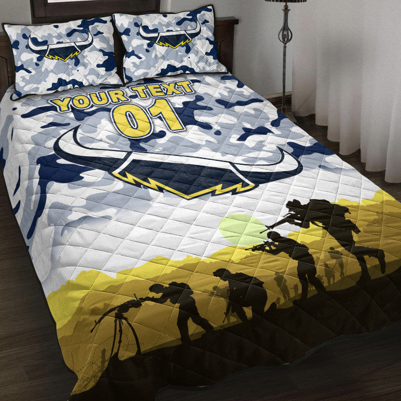 custom-personalised-north-queensland-cowboys-anzac-2022-quilt-bed-set-simple-style-white
